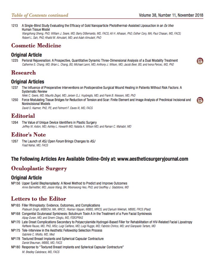 Aesthetic Surgery Journal/ASJ Open Forum tweet media