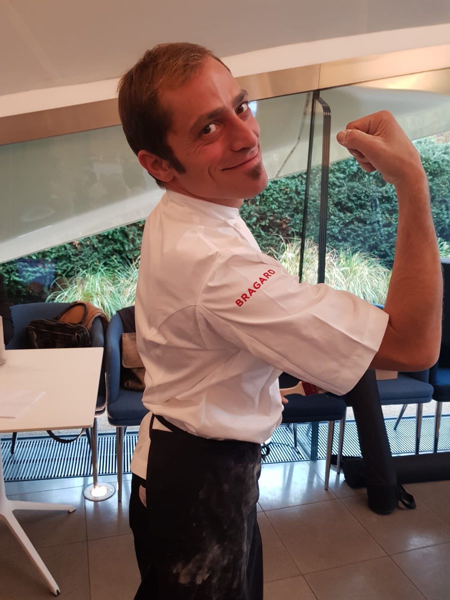 @bychucs today with Chef Alessandro looking fly in his #grandchef jacket! #London #SerpentineGallery @thechefsforum