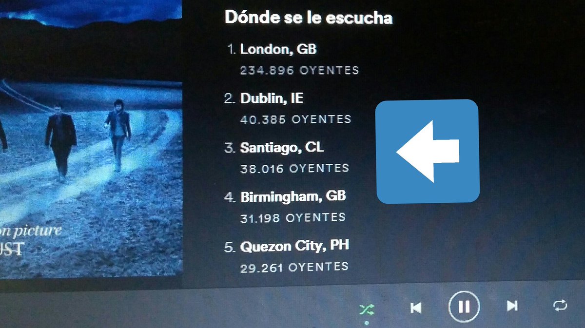 TTtoChile's tweet photo. Considering that Santiago (Chile) is the third city in the world that most listen to @takethat , would you guys add south american dates? @GaryBarlow @HowardDonald @OfficialMarkO  #TTtoSouthamerica #TTtoChile https://t.co/MudClu22qI