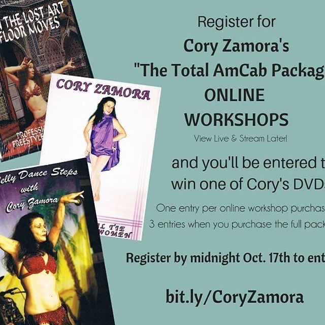 MahinBellydance's tweet photo. Just a few days away! Register for one of Cory Zamora's Online AmCsb workshops and be entered to win 1 of 3 DVDs!
#bellydancersofinstagram
#onlinebellydance #bellydanceonline #amcab #coryzamora #lalegends #raqs #raks #raqssharqi #rakssharki #orientaldance #azdance https://t.co/azs9g01zkq