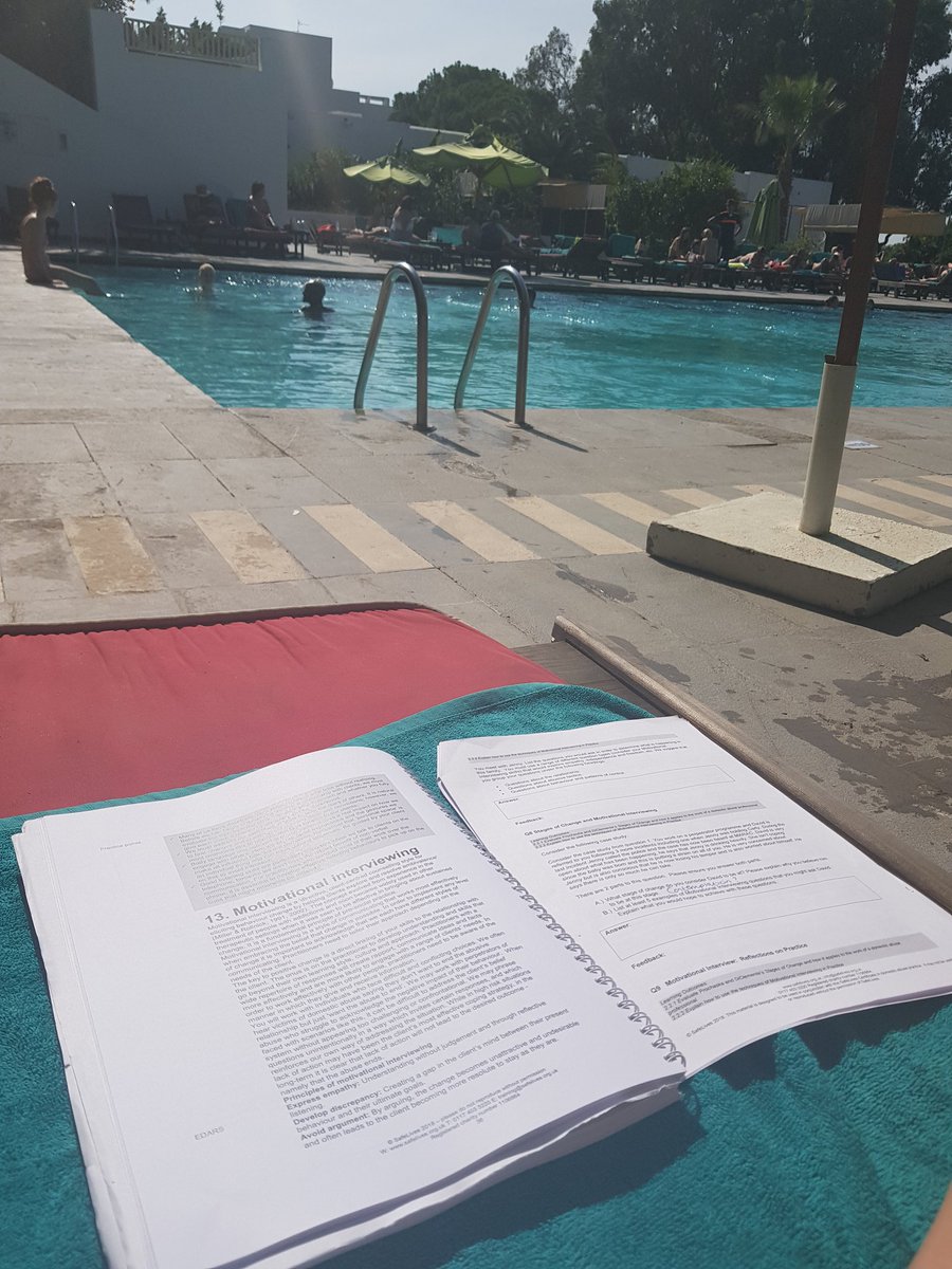 Brought my IDVA training on holiday with me! An IDVA abroad 😊👩‍🎓 #safelifes #nhs #coursework