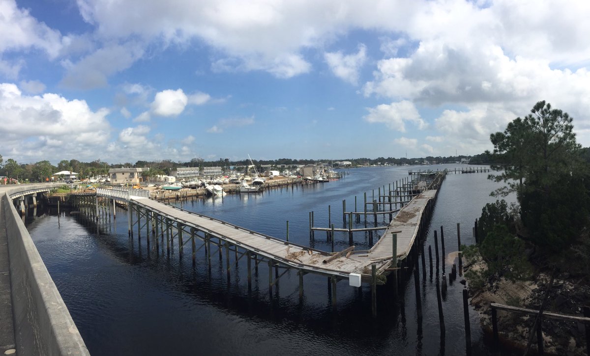 Atop the Carrabelle Bridge.