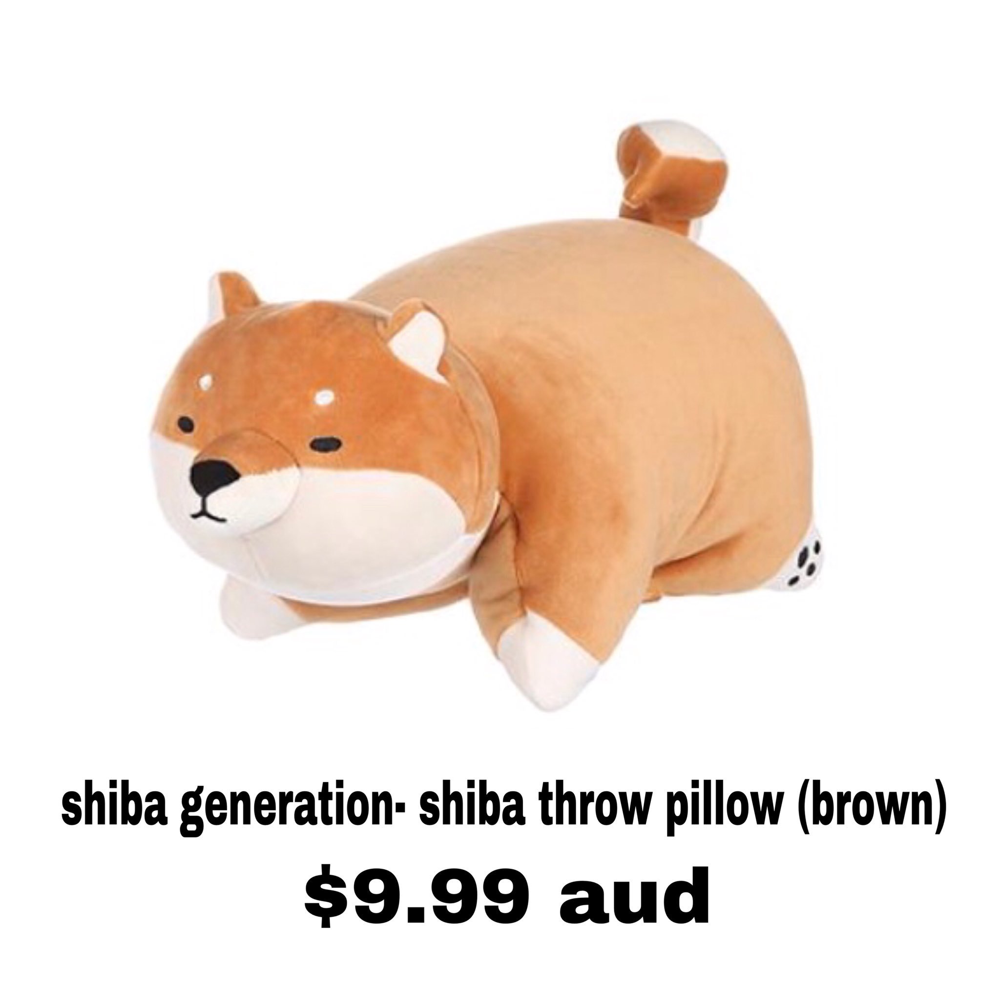 shiba throw pillow