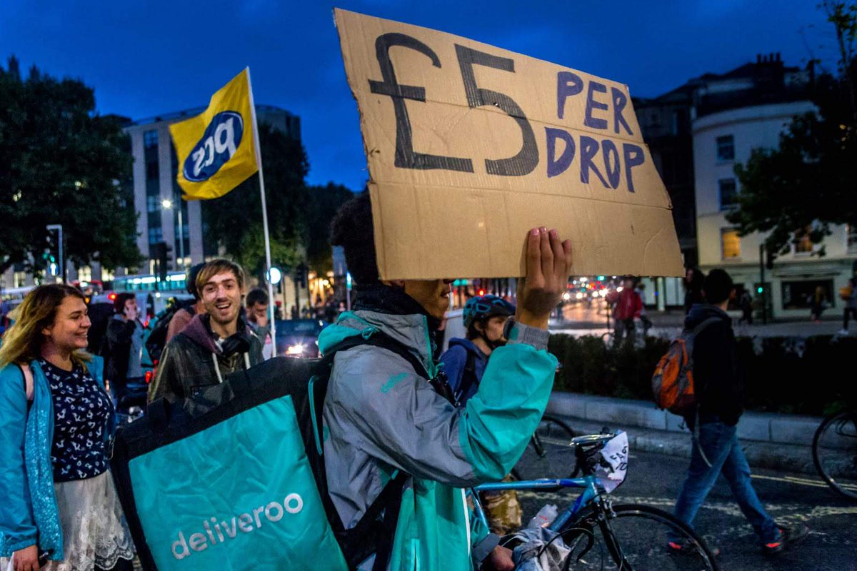 The #FFS410 saw an unprecented day of action in the history of the IWW in the UK and Ireland.  Members of the <a href="/IWW_Couriers/">IWW Couriers Network</a> united with workers in other areas of the fast food industry to bring voice to their demands

Read reports from across the UK: iww.org.uk/news/4th-octob…