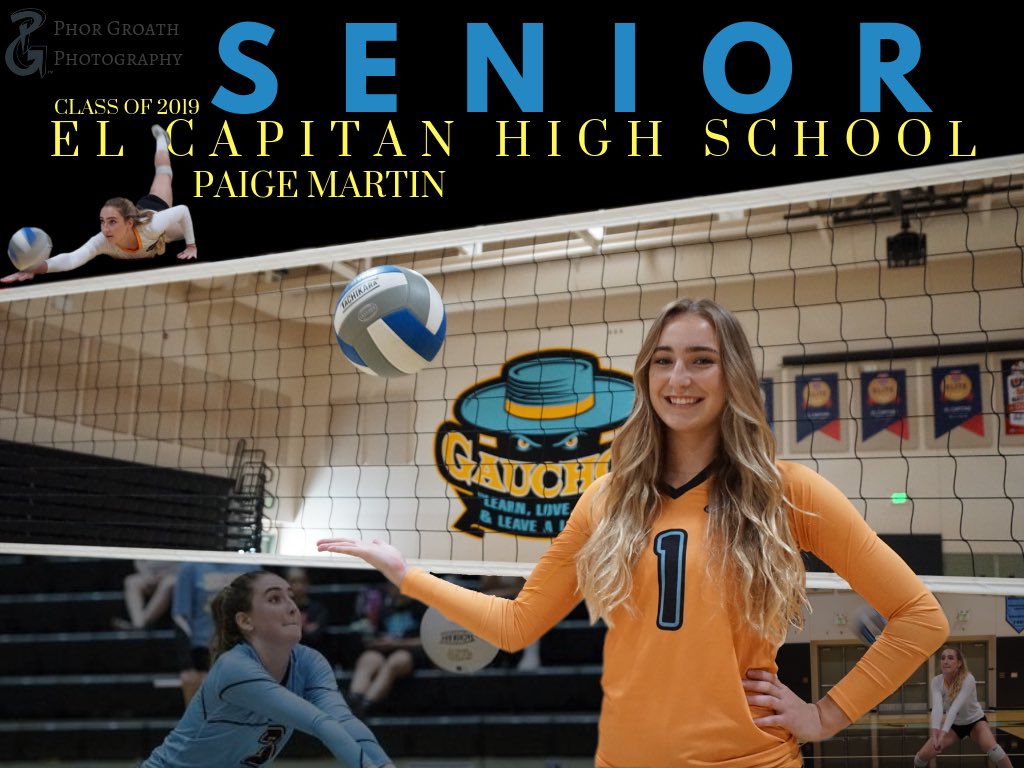 phorgroath's tweet photo. Congrats Robin, Val, Paige and Mikayla! Go out and support @ECGauchosVB @Only1Chela tonight during senior night! https://t.co/fIqoedaumQ