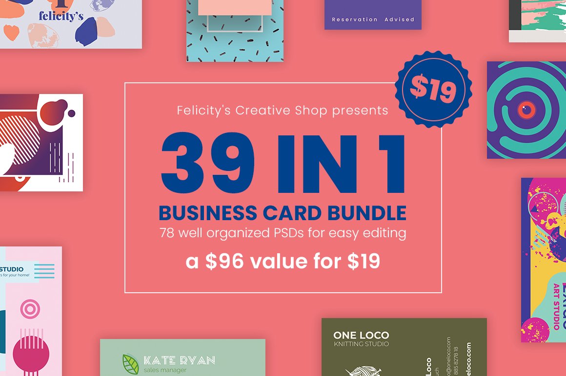 felicitysbox's tweet image. Get 39 Business Card templates for just $19!
 Say hello to the  discounted Business Cards Bundle with 80% OFF! A huge selection of  professionally designed business card templates packed into one awesome  bundle. creativemarket.com/felicitymorgan…