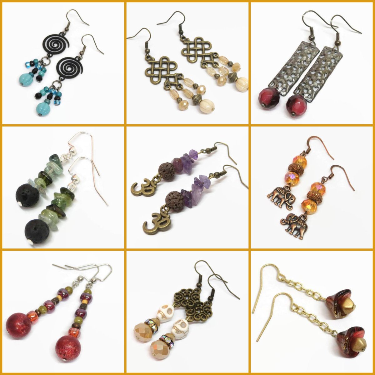 SHOP: etsy.com/shop/MyCreativ… #earrings #bohoearrings #handmadeearrings #jewelrybiz #jewelryshop #etsyjewelry #shopsmall #uniqueearrings #integritytt #etsyteamunity #epiconetsy #craftychaching #etsymntt #etsyfinds #bohofinds #earringsalwaysfit