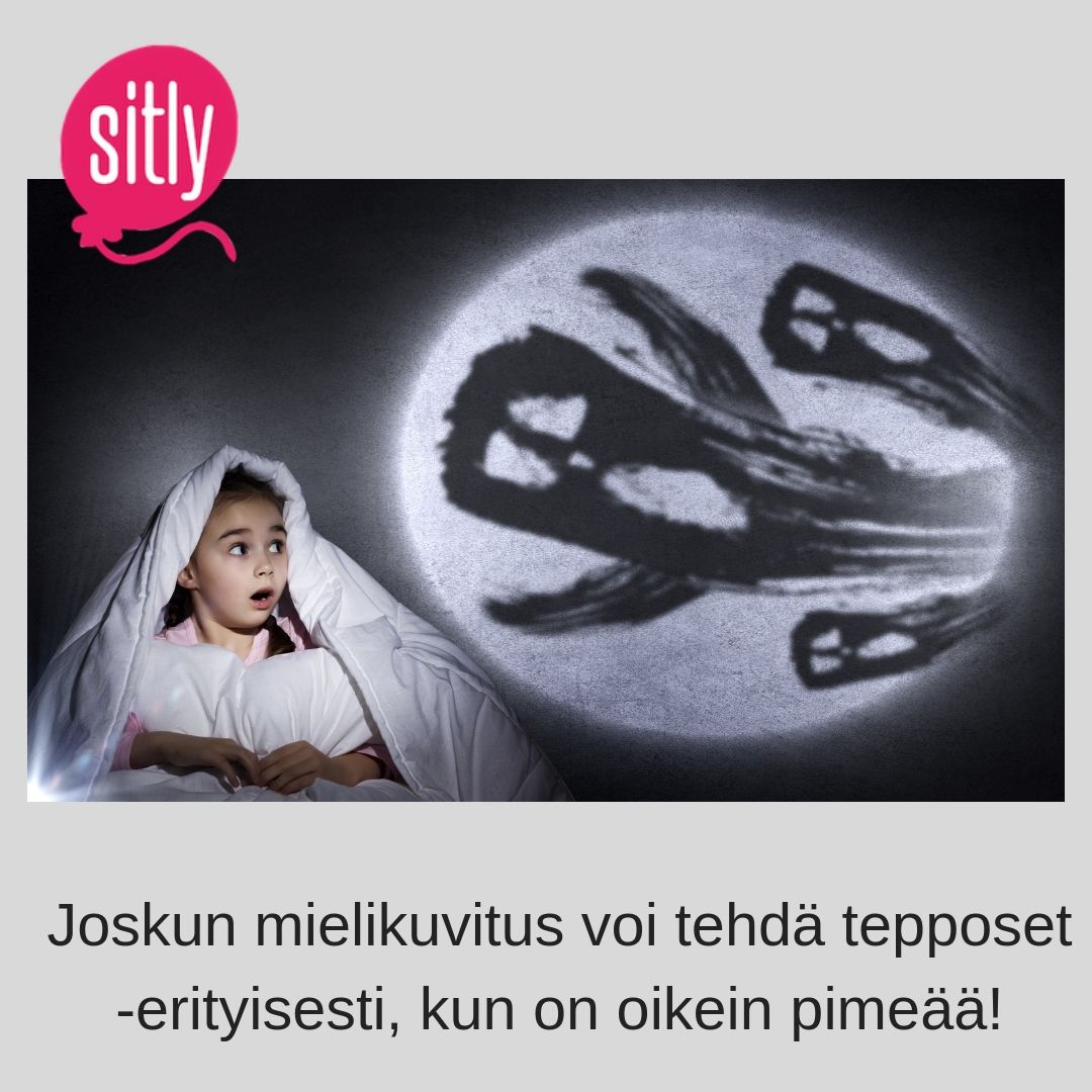 #mielikuvitus on upea asia! Mutta se voi aiheuttaa myös kepposet ja saada #lapsen pelkäämään kummituksia. Onkin tärkeää huolehtia siitä, että lapsen katsomat elokuvat ja lapselle luetut kirjat vastaavat hänen ikätasoaan!

#sitly #lastenhoito #babysitter #lastenhoitaja