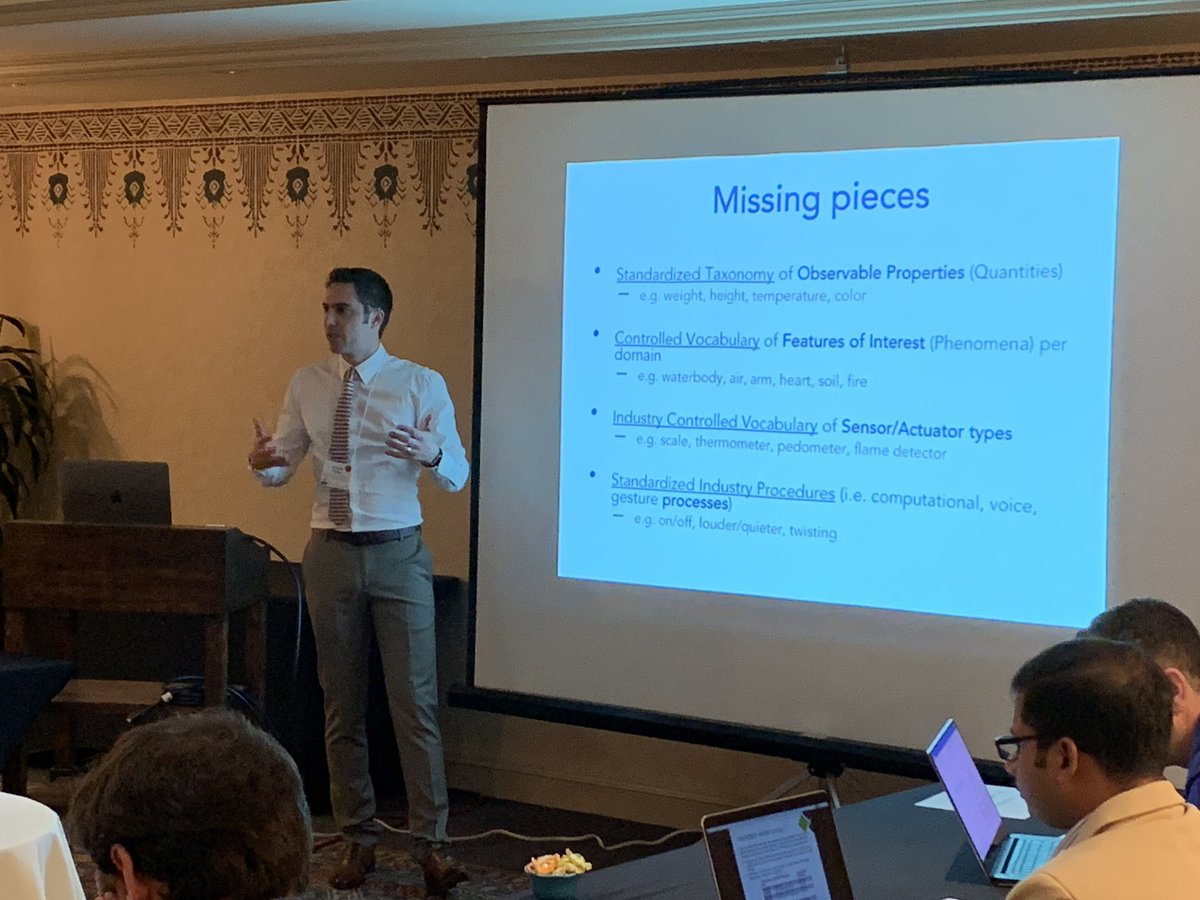 iot20181's tweet photo. How do we keep humans, such as our metrics and interactions, in the loop with IoT systems? Dr. Armin Haller warms up the discussion at the Hil-IoT workshop: https://t.co/7OEwVS8YrW https://t.co/SOvSpVfGwY