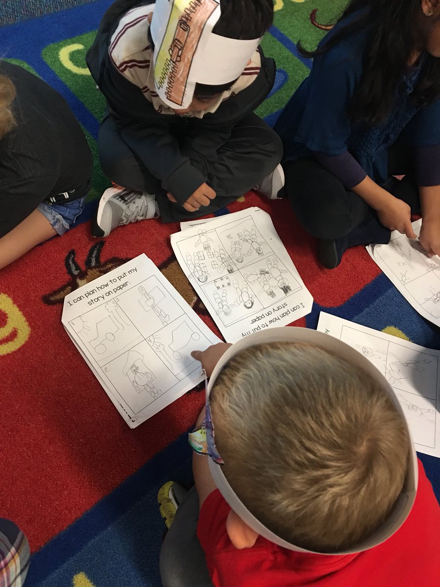 Writers planned, sketched, and shared their stories with a partner today #DolsenThinkers