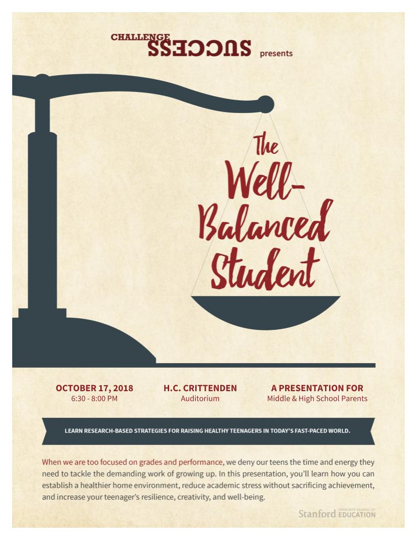 How can we balance the academic demands on students while supporting their emotional wellness? Standford University is helping us figure it out!