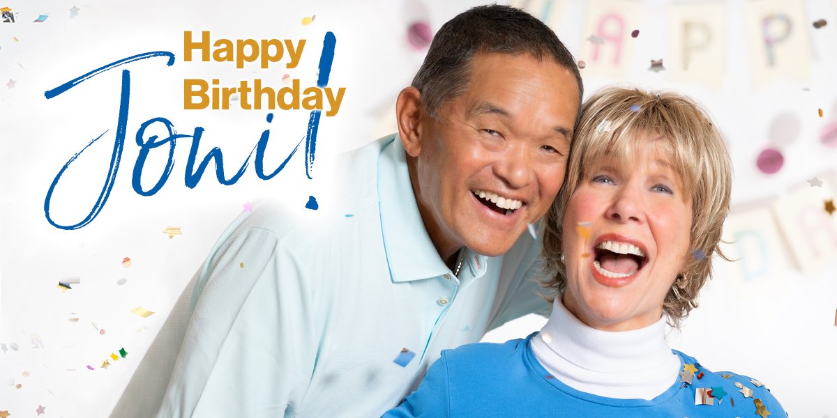 Happy birthday Joni Eareckson Tada! 