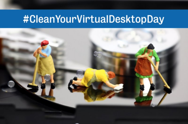GUNNAROptiks's tweet image. Just a friendly reminder to clean your virtual desktop today :-) #NationalCleanOutYourVirtualDesktopDay