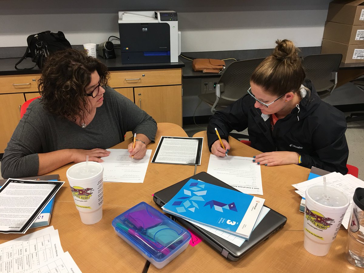 DelmarEdRising's tweet image. Sixth grade teachers collaborating during Illustrative Math Training today! #mathproblemsolving #Delmarproud