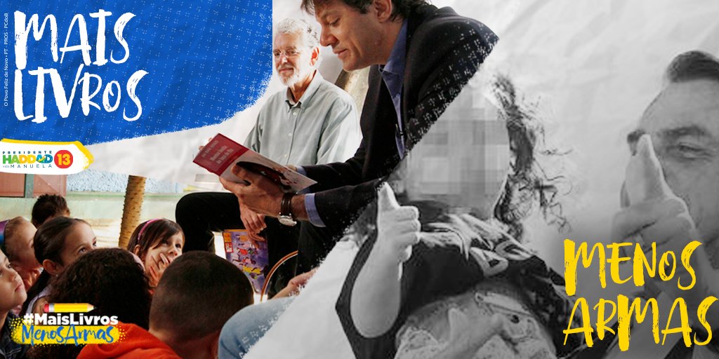 Haddad_Fernando's tweet photo. Qual é o futuro que queremos? #MaisLivrosMenosArmas https://t.co/T5ClmeKRsK