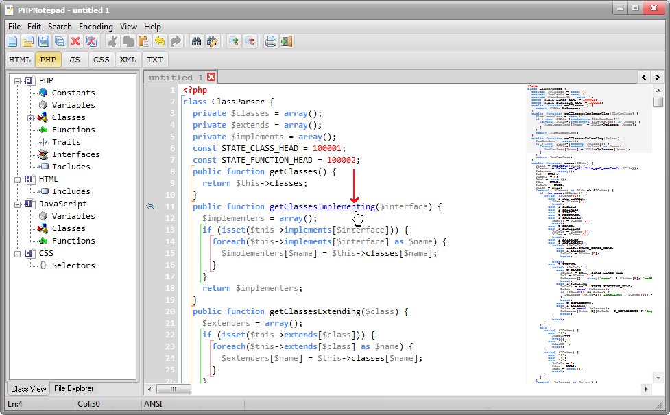 PHPNotepad's tweet image. #php #editor #development #webdevelopment #webdev
The new version (1.8.0) released.
Сhanges:
1) Added following a link: