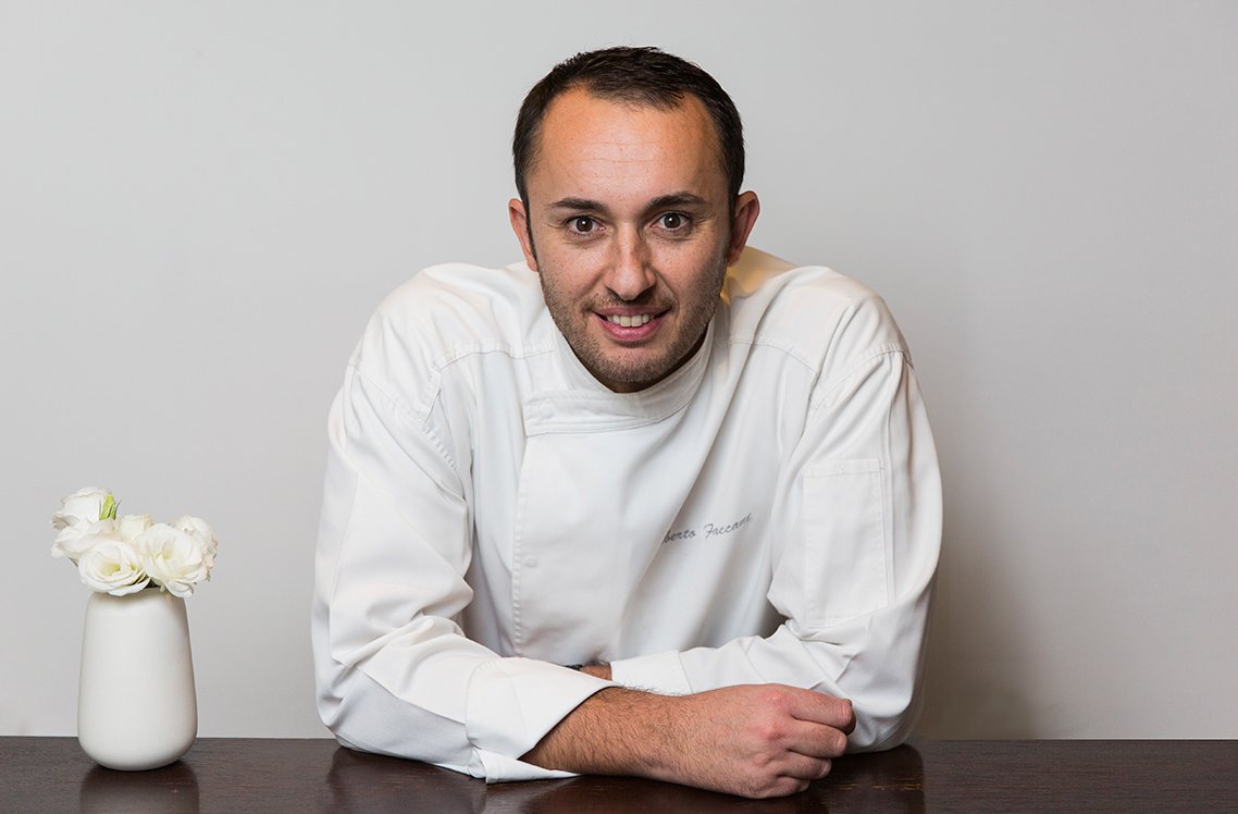 Planhotel's tweet photo. Dining with the Stars #Lugano, the events dedicated to culinary excellence, continue! This evening #AlbertoFaccani will be hosted by #MauroGrandi, Executive Chef of #THEVIEWLugano, delighting guests with a 5-Course Tastasting Menu, paired with @ferraritrento wines. https://t.co/NuDcLBnlML