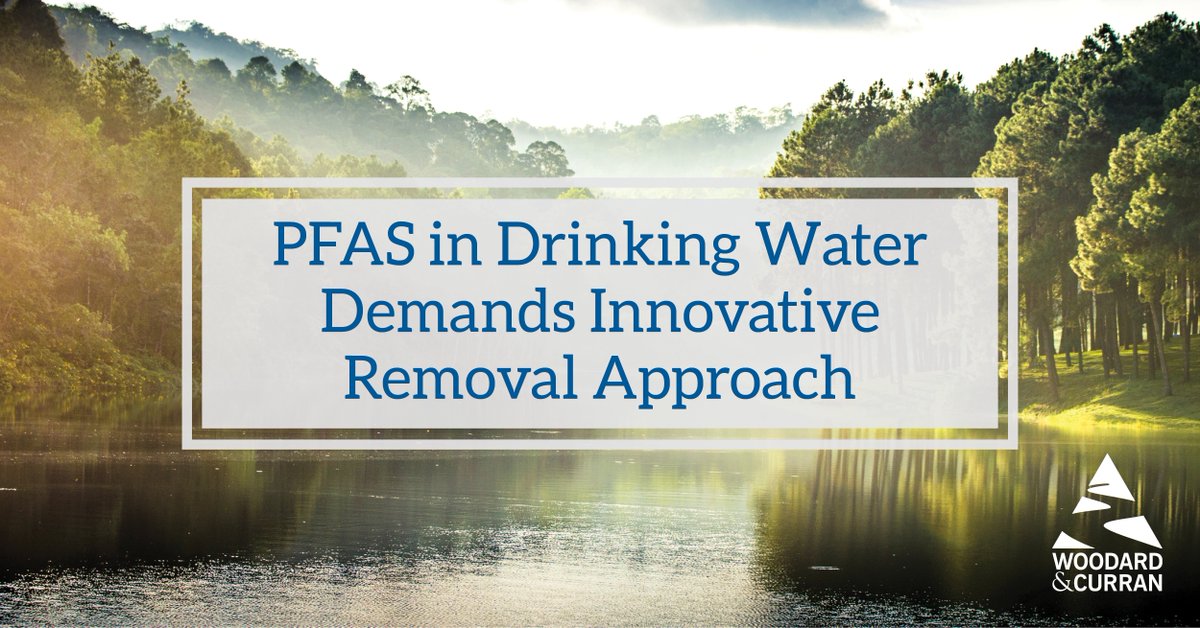 woodardcurran's tweet image. If you’re missing Ted Toskos and Lisa Campe at the @NEWaterEnv Residuals &amp;amp; Microconstituents Specialty Conference today, check out Rob Little’s latest blog about PFAS in drinking water: bit.ly/2yi6jH8 #cleanwater #pfascontamination