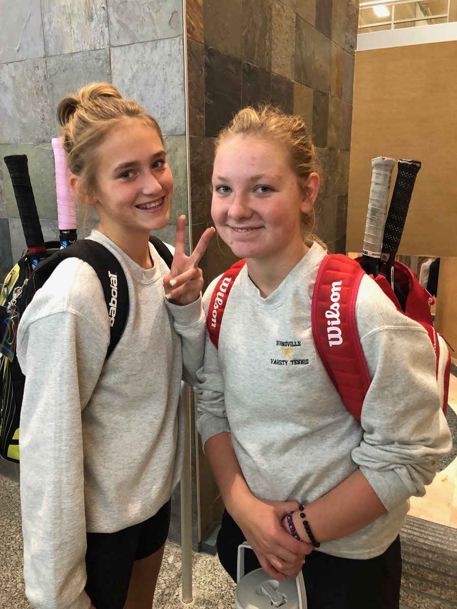 Burnsville10s's tweet photo. ⁦@bhaddorff2⁩ ⁦@Samibowlby⁩ win 6-1, 6-1. Burnsville 4-0 on the day. #GoBlaze https://t.co/tkvKQeh57x