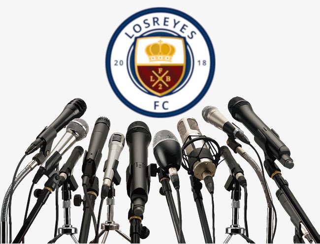 FcLosreyes's tweet photo. Durante especulações do mercado da bola, houveram muitos boatos sobre a possibilidade de anunciarmos um reforço! 

Em breve, o Presidente irá ceder uma coletiva de imprensa para encerrar com os falsos boatos e explicar a posição do clube acerca de novas contratações. https://t.co/ldDav6uBmM