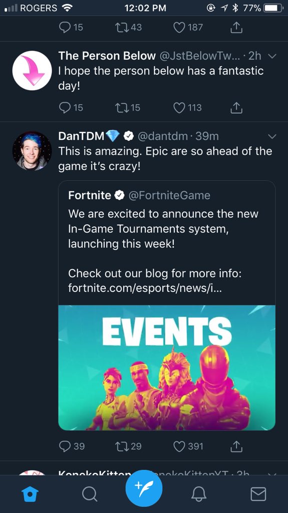 Dantdm Fortnite Events