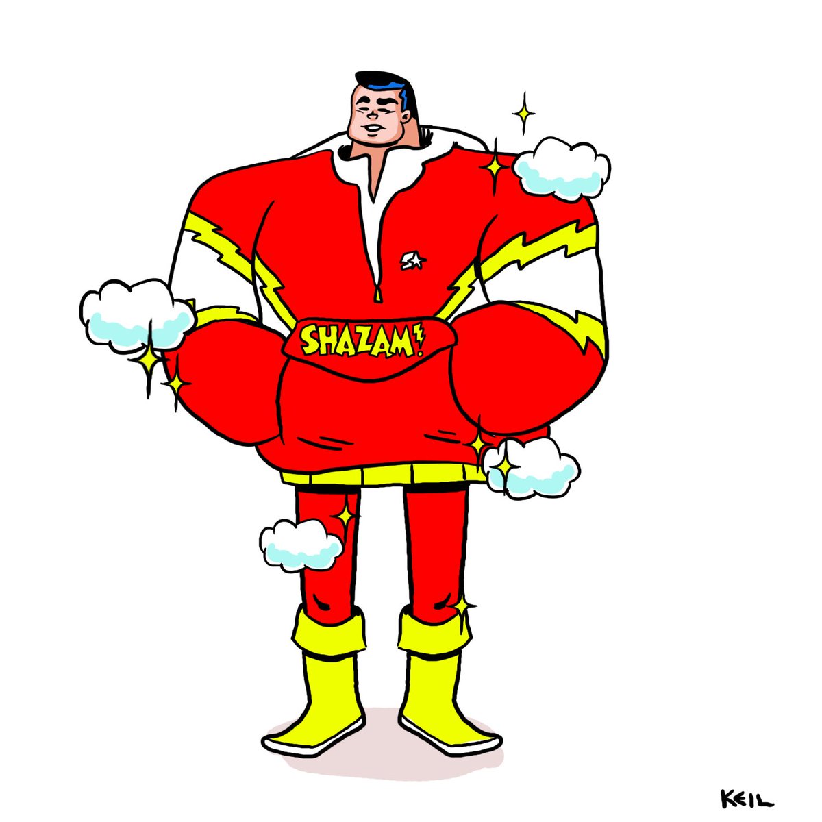 this one's a 2-parter #superheroesinstarterjackets