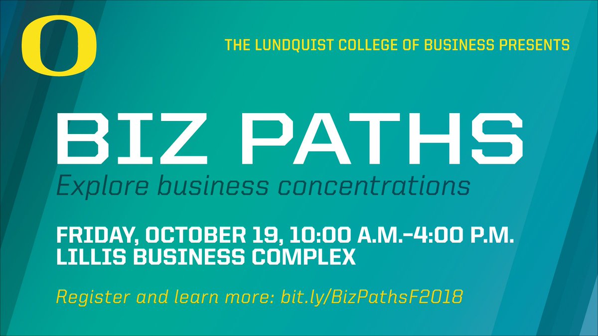 UOBizAdvising's tweet photo. Want to learn more about the different concentrations/majors within business? https://t.co/S6sh3EMQ0P