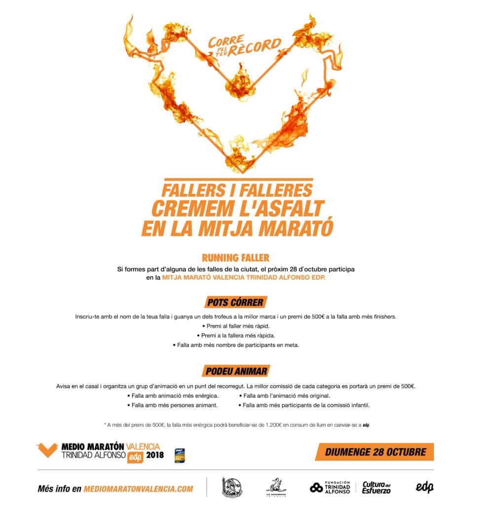 AjuntamentVLC's tweet photo. Ja són moltes les comissions falleres que s'han apuntat a la Marató i Mitja Marató. Si eres faller o fallera apunta't, perquè amb el #RunningFaller hi haurà premis en metàl·lic per a les falles amb més corredors i per a les que més animen. A què esperes? 🔗https://t.co/IKvrLGvm8e https://t.co/r4ONE10WNq
