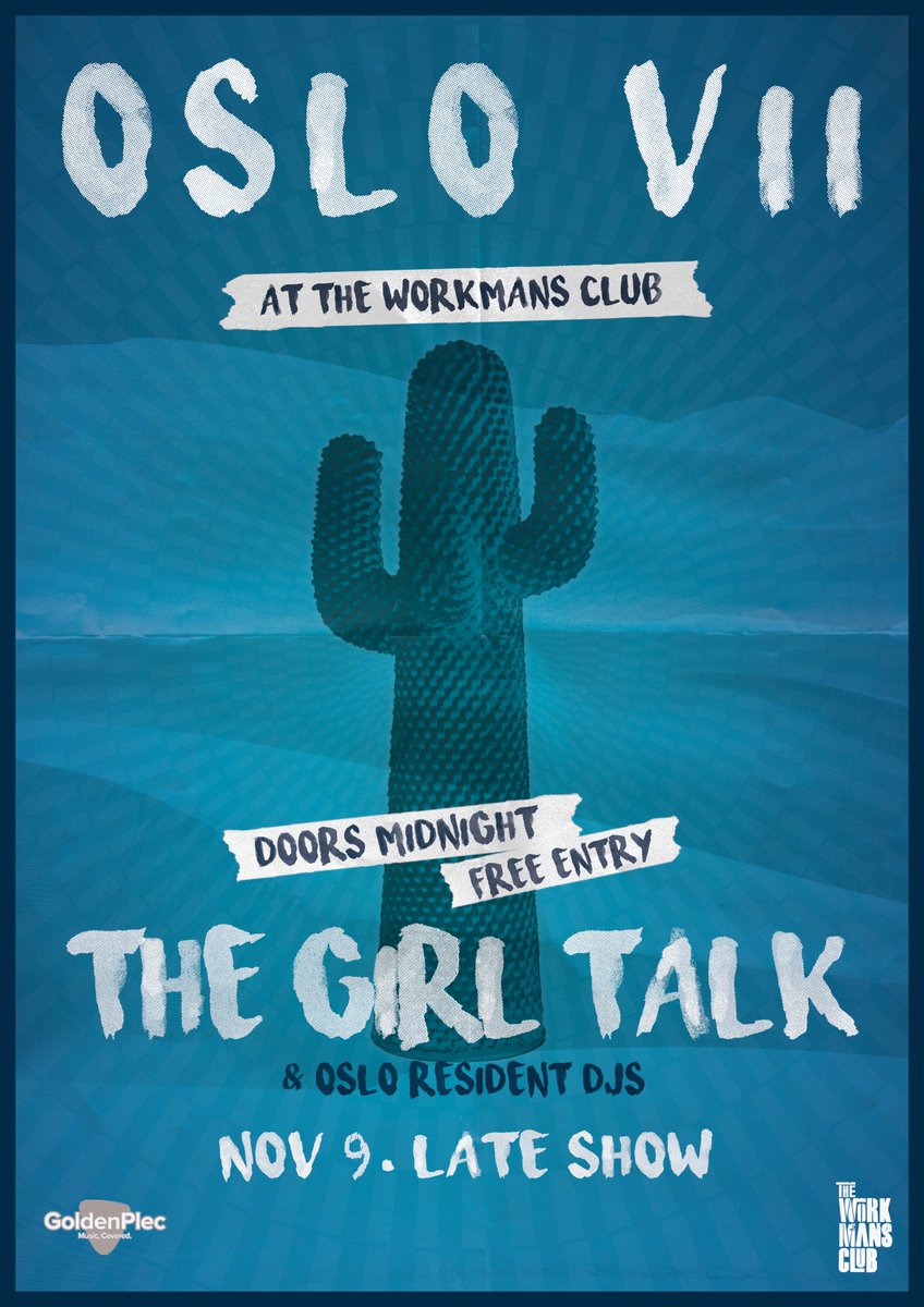thegirltalkband's tweet photo. We're playing OSLO at @WorkmansDublin on November 9th - free entry, hang out https://t.co/F81SylDa8O
