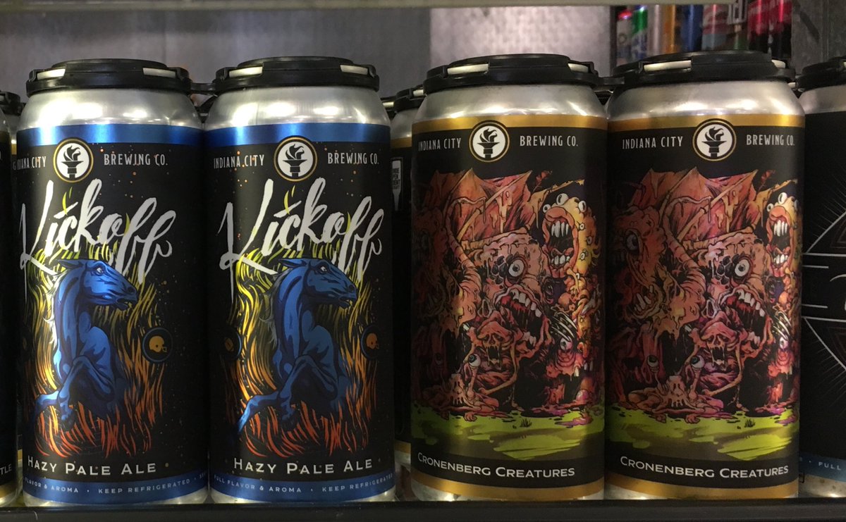 indianacitykev's tweet photo. Hey Plainfield, a stockpile of Cronenberg Creature is hiding in the cooler at Plainfield Discount Liquors. https://t.co/jBKfS523lf