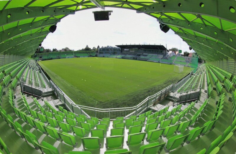 Final one for tonight is the deadly looking home of MFK Karvina in the Czech Republic. Re-opened in 2016, it has a capacity of 4,833