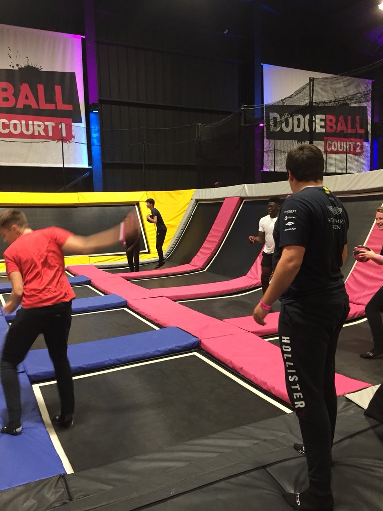NewHallCampion's tweet photo. Jump street with @NewHallDennett. Great to burn off some energy whilst having lots of fun #iloveboarding #BSiL #weekdaytrip #jumpingfun https://t.co/8Gqc3nQVlT
