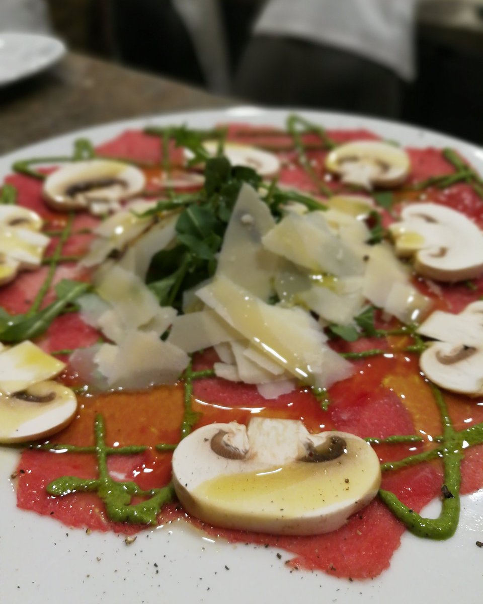 Carpaccio di manzo #stizzolipanama #carpaccio #italianfood #healthyfood #carpacho #foodiepty #experienciastizzoli🇮🇹