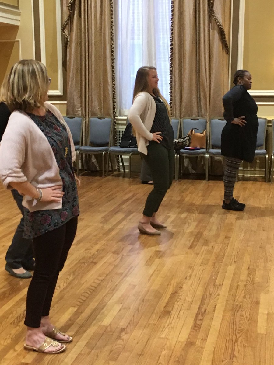 LisaFallaw's tweet photo. Engaged learning during the DanceAlong Book and Video session at #psae18! @EastAiken is in the house!!! https://t.co/4cfIQvklN0