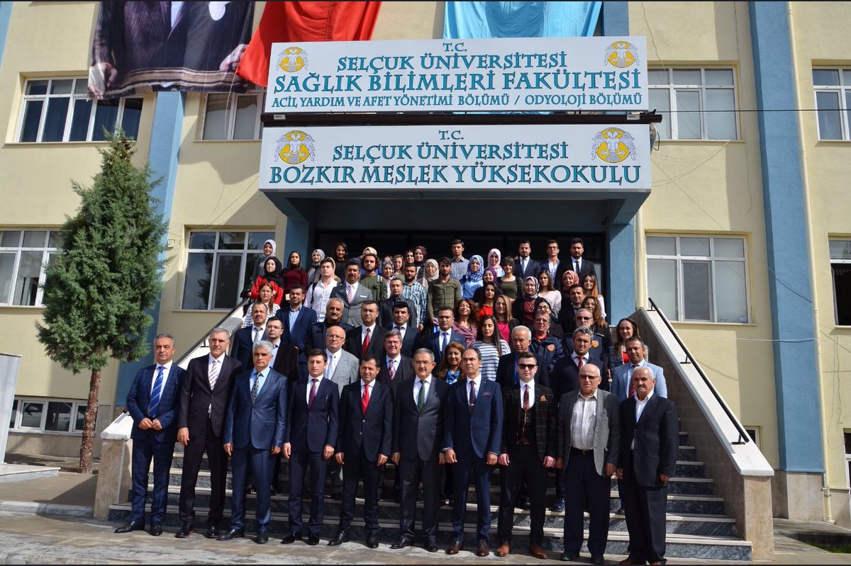 emreozturk_ee's tweet photo. “Acil Yardım ve Afet Yönetimi”- “Odyoloji” Bölümlerimizin açılışı.
@ZiyaAltunyaldiz @sahinmu @osmantugay42 @selcukrektorluk 
                    ~Bozkır~ https://t.co/dgeDu2LfM0