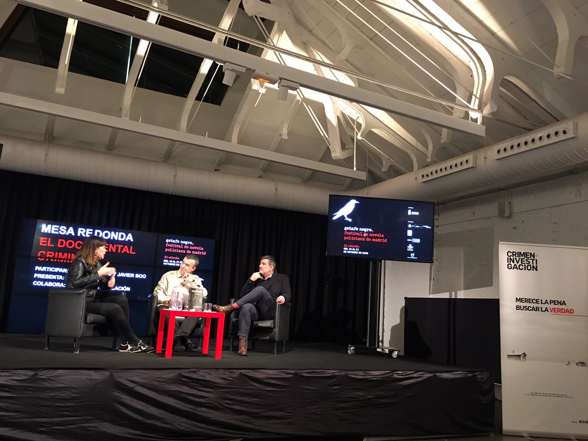 mcastromara's tweet photo. “En @ci_television tenemos programas distintos sobre un mismo caso que ofrecen distintos puntos de vista” explica @javboo en el festival @getafenegro https://t.co/TwaApGybAk