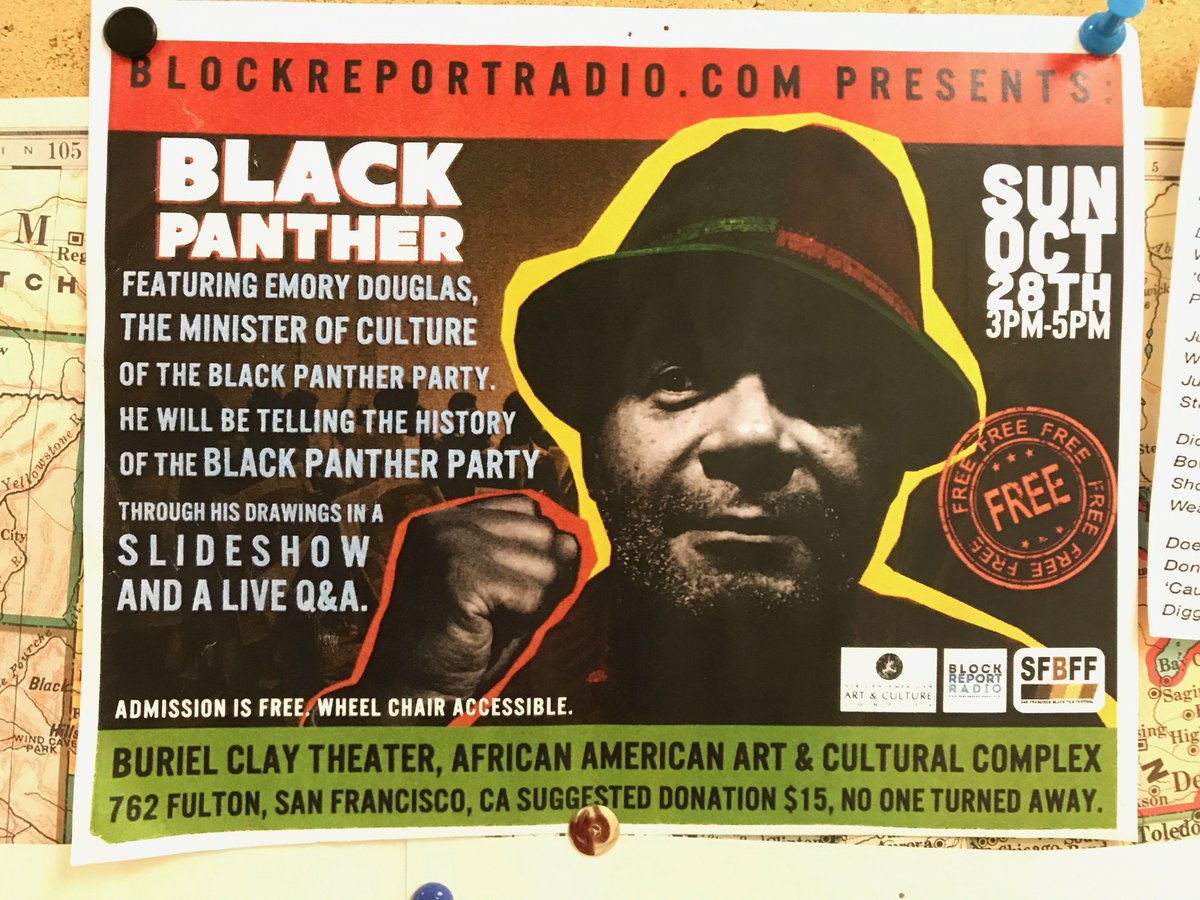 AfamCcsf's tweet photo. #AFAM supported FREE EVENT! Join the conversation #knowyourhistory #black #panthers #ministerofculture #BlackTwitter #GrowingUpBlack #Resist #ResilienceForAll #gloup #BLM #BlackExperience  #IfIDieInPoliceCustody #BlackOnCampus #MelaninOnFleek #GreatestMomentsInBlackTwitterHistory https://t.co/ISHQXBl5js