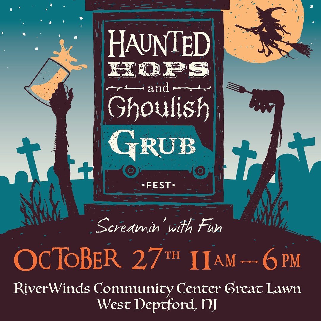 EightSandBeer's tweet photo. Awesome event happening right before our Halloween Party on October 27th, right around around the corner from us! Weβll be pouring alongside our New Jersey Brewers Association friends. Tickets available now! #HauntedHops https://t.co/SJTeOwcIti