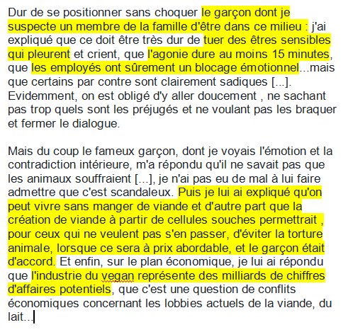 Noveganisme's tweet photo. #BalanceTonProfAntispéciste Extrait d'un témoignage de prof antispéciste. Nous avons raccourci le texte qui était un roman pour vous en tirer quelques extraits : https://t.co/GBMB3psHVg