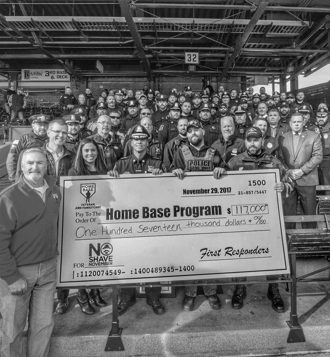 KurtJPower's tweet photo. Please join us this #NoShaveNovember on our mission to help fight Veteran Suicide. 1st Responders throughout @RedSox Nation are joining forces to show our support for the Troops while raising support & awareness for the #InvisibleWoundsofWar🎗🎗
#22TooMany
https://t.co/fiNFcGfhME https://t.co/QtZYNlu7ZL