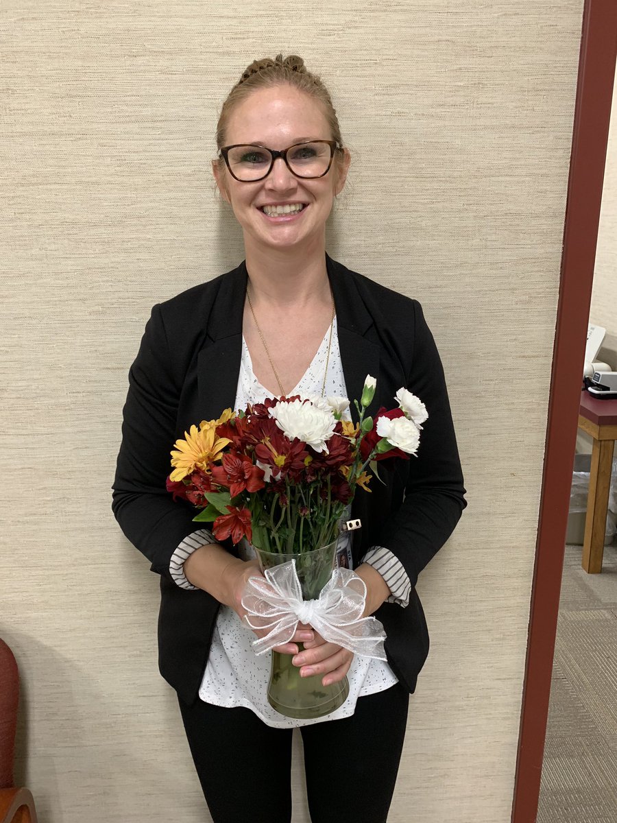 wcsFHS's tweet photo. 💥💥CONGRATULATIONS💥💥Mrs. Bruno, our Attendance Secretary, is our Classified Employee of the Year!!! https://t.co/0JHH3feq20