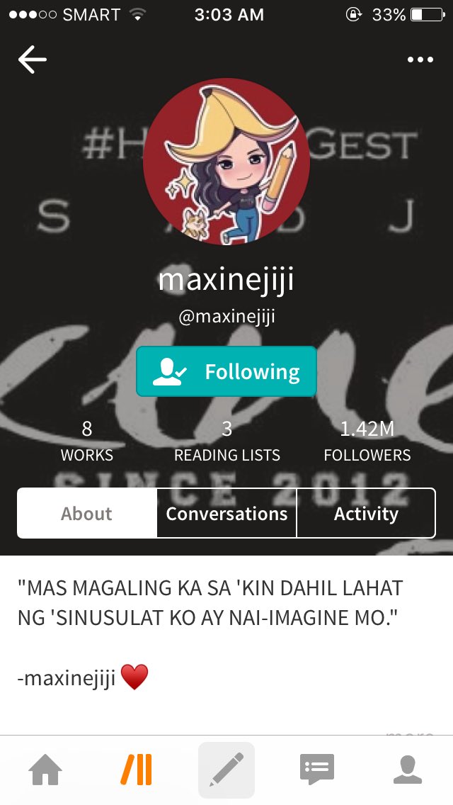theonlypamela1's tweet image. @maxinejiji bakit ganun?? Follower mo naman ako? Pero bakit wala pareng chap 142 at 143?? Ginawa ko na lahat! Dinelete ko na sya't nag log out nako pero wala pareeeeeen?? Huhuhuhu #tabangmgalangit