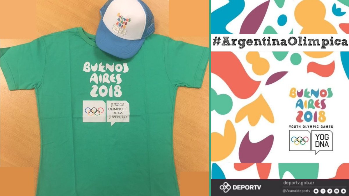 canaldeportv's tweet photo. [SORTEO] Este kit oficial de los Juegos Olímpicos de la Juventud puede ser tuyo. ¿Querés participar? Seguinos, retuiteá esta imagen y escribí un tuit con el hashtag #ArgentinaOlímpica y ya estás participando. ¡Dale! https://t.co/NzTdRabors