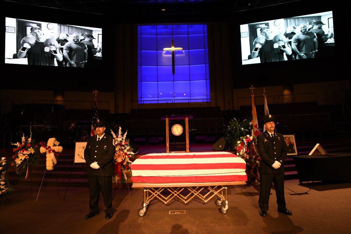 CountyExecBaker's tweet image. I want to thank @PGFDNews @BenBmbarksdale @PGFDPIO @FBCG and all the men and women of PGFD for an incredible heartfelt and joyous celebration of the amazing life of Firefighter Jesse McCullough this weekend. #LODD