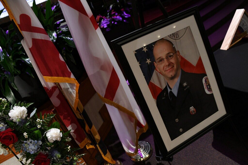 CountyExecBaker's tweet image. I want to thank @PGFDNews @BenBmbarksdale @PGFDPIO @FBCG and all the men and women of PGFD for an incredible heartfelt and joyous celebration of the amazing life of Firefighter Jesse McCullough this weekend. #LODD