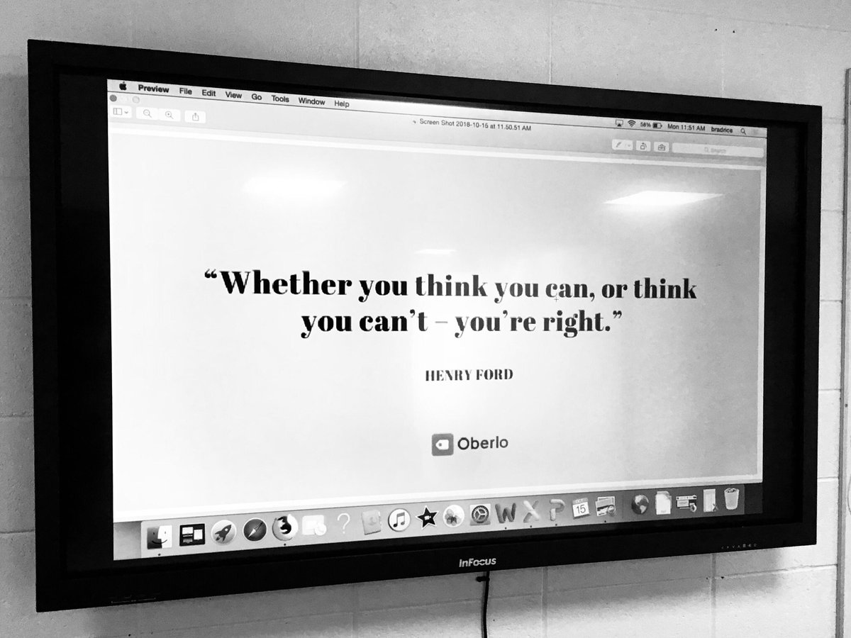 techknowledgest's tweet photo. Digital signage in #teamd’s #learningspace. Nicely done @EtterEnglish @Yo_Riceman @megan_hartigan @WashburneD36 #we36 #mindsetiseverything https://t.co/xPJPNXcXlV