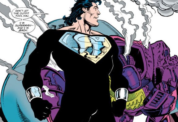 Newsarama's tweet photo. SUPERMAN Returns to CW in a Black Suit for ELSEWORLDS DC-TV Crossover
https://t.co/e2tzg7te36 https://t.co/YWjuv608qJ