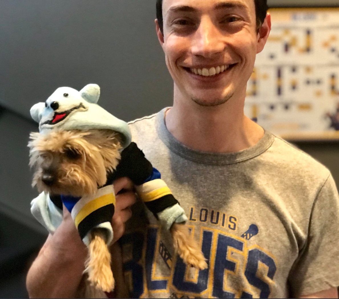 st louis blues dog jersey