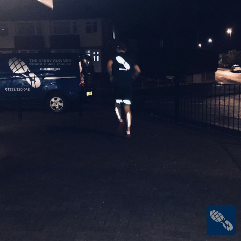 DERBYRUNNER's tweet photo. Fun evening tonight at the Run Club using #SafetySkinProducts #ReflectiveSkinSpread
Keeping you safe by keeping you seen now the nights are drawing in. https://t.co/YhE1K8IiQP