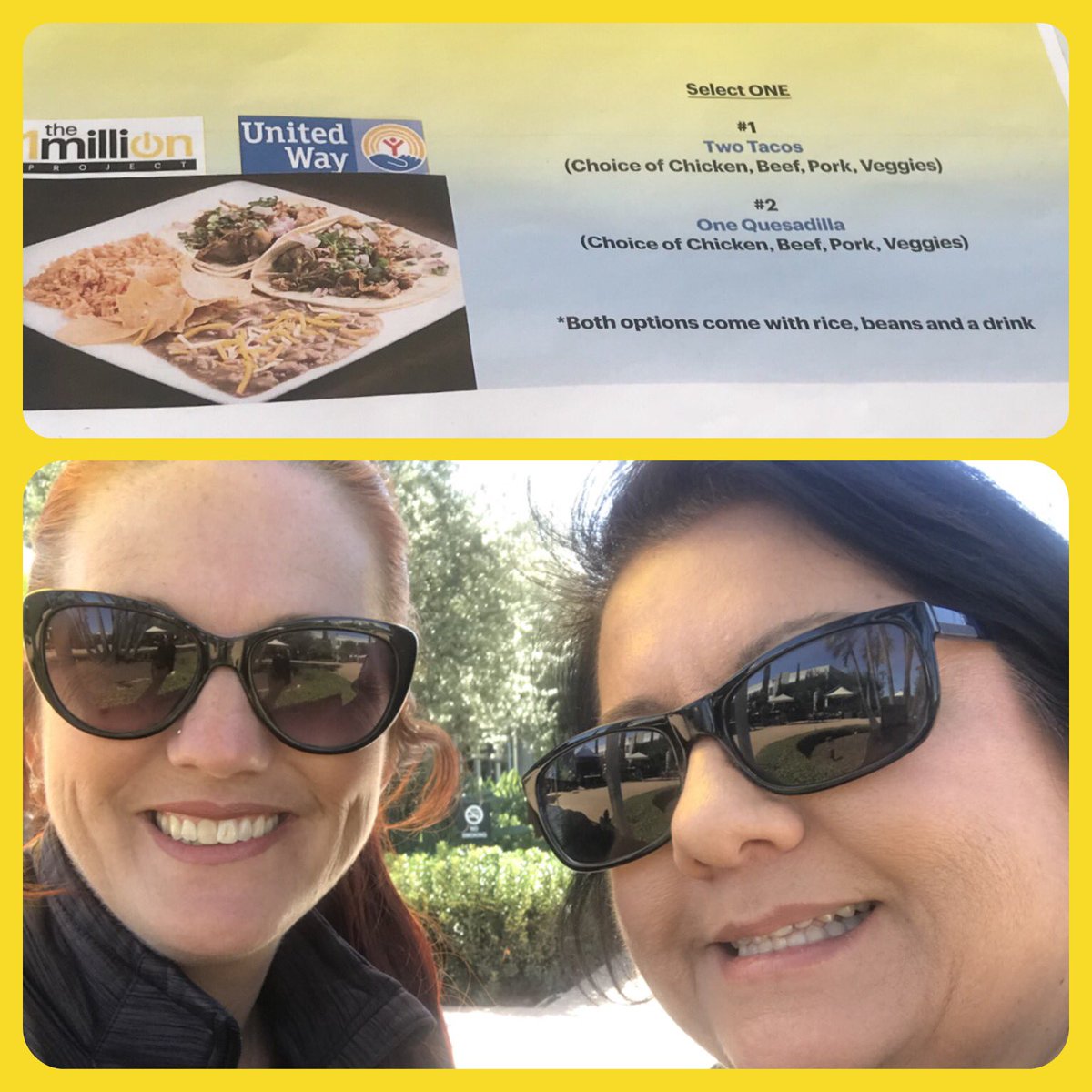 Join us at Boost office for tacos until 1:30 today supporting #1millionproject #UnitedWay #Sprint <a href="/Dlloera01/">Denise Loera</a> <a href="/TLE619/">Trent E</a>